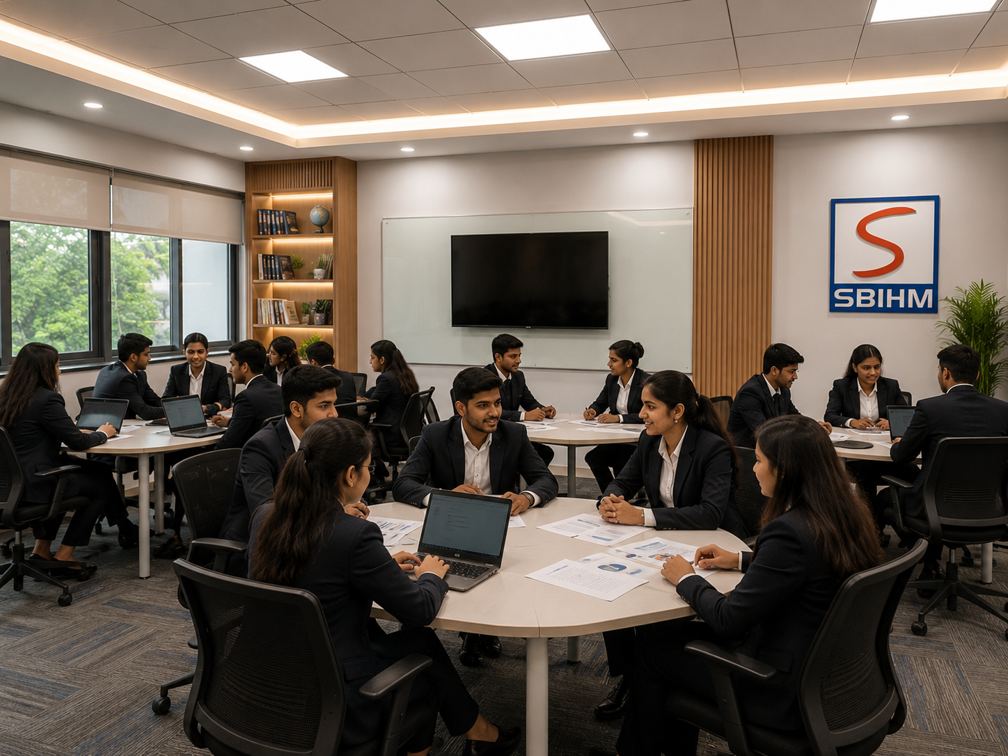 SBIHM programming lab for BCA student training
